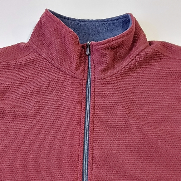 Lands' End Sweater With Collar and Zipper - Picture 3 of 12